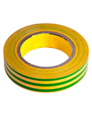 Смугаста ПВХ ізолента 0,13x15мм жовто-зелена 10 метрів DKC