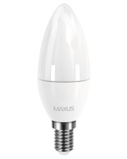 Комплект ламп 3-LED-5312 C37 4Вт Maxus (3 шт.) 4100К, Е14