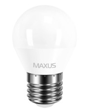 Комплект ламп 3-LED-549 G45 4Вт Maxus 3000K, E27 (3шт.)