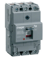 Автоматический выключатель Hager x160, In=63А, 3п, 40kA