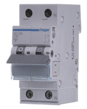 Автоматический выключатель  MC213A (2p,C,13A) Hager
