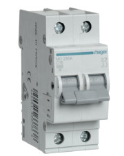 Автоматичний вимикач MC216A (2р, С, 16А) Hager