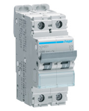 Автоматичний вимикач NCN201 (2р, С, 1А) Hager