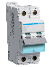 Автоматический выключатель NCN216 (2р,С,16А) Hager 