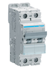 Автоматичний вимикач NCN240 (2р, С, 40А) Hager