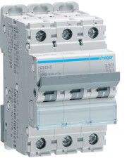 Автомат захисту мережі NDN340 (3p, D, 40А) Hager