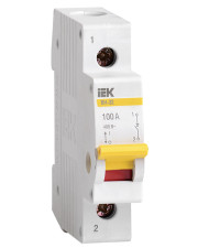 Выключатель нагрузки IEK MNV10-1-100 ВН-32 1Р 100А