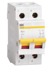 Выключатель нагрузки IEK MNV10-2-040 ВН-32 2Р 40А