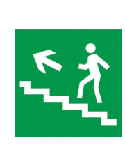 Знак «Направление к выходу по лестнице вверх» левосторонний