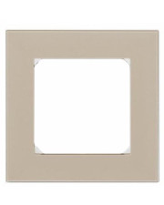 Одноместная рамка ABB Levit 3901H-A05010 18 (макиято/белый)