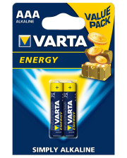 Батарейка щелочная Varta Energy AAA (блистер 2шт)