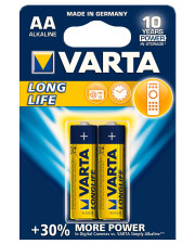 Батарейка щелочная Varta Longlife AA (блистер 2 шт)