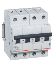 Автоматический выключатель  RX³ 4,5кА 10А 4п C, Legrand
