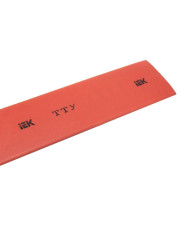 Красная термоусадочная трубка IEK UDRS-D22-100-K04 ТТУ 22/11 (100м/рол)
