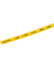 Жовта термозбіжна трубка E.Next s024126 4,0/2,0мм (1м)