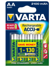 Аккумуляторные батарейки Varta ACCU AA 2100mAh (блистер 4шт)