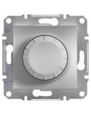 Светорегулятор поворотный с подсветкой без рамки алюминий Asfora, EPH6500161
