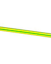 Жовто-зелена термозбіжна трубка IEK UDRS-D14-1-K52 ТТУ 14/7 (1м)