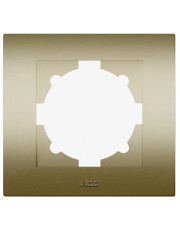 Однопостовая рамка ABB Cosmo 612-011400-271 (титан)