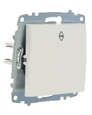 Одноклавішний прохідний вимикач ABB Cosmo 619-010200-209 (білий)