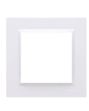 Рамка одинарна горизонтальна Simon 10 біла