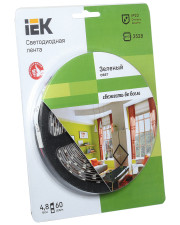 Діодна стрічка 5м IEK-eco LSR-3528G60-4.8-IP20-12V