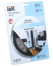 LED-стрічка 5м IEK-eco LSR-3528W120-9.6-IP20-12V