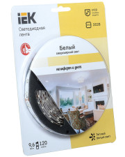 LED-стрічка IEK-eco LSR-3528WW120-9.6-IP20-12V
