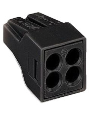 Клемма для распределительных коробок WAGO 773-514 на 4 проводника  черная
