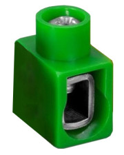 Клемма концевая Elektro-Plast 1х2,5мм зеленая (100шт.)