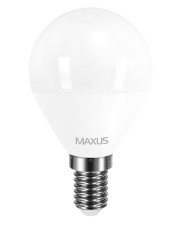 Набор LED ламп Maxus G45 F 4Вт 3000K 220В E14 (4-LED-5411) 4 шт/уп