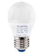 Лампа Ilumia 073 L-6-G45-E27-NW 450Лм, 6Вт, 4000К