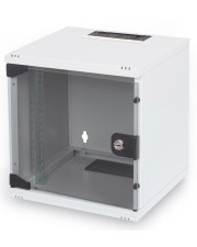 Серый серверный шкаф DIGITUS DN-10-05U-1 10'' 6U 312x300мм со стеклянными дверьми