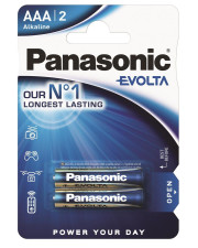 Батарейка Panasonic Evolta AAA BLI 2 Alkaline LR03EGE/2BP (2 шт)