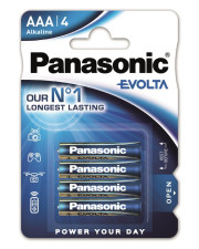 Батарейка Panasonic Evolta AAA BLI 4 Alkaline LR03EGE/4BP (4 шт)