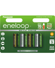Аккумуляторная батарейка Panasonic Eneloop AAA 750mАч 8BP NI-MH Tones Botanic BK-4MCCE/8TE (8 шт)