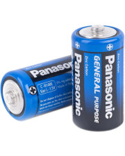 Батарейка Panasonic General Purpose R20 TRAY 2 Zink-carbon R20BER/2P (2 шт)