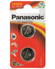 Батарейка Panasonic CR 2032 BLI 2 Lithium CR-2032EL/2B (2 шт)
