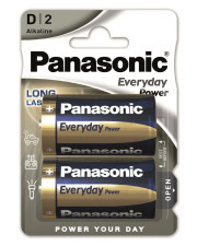Батарейка Panasonic Everyday Power D BLI 2 Alkaline LR20REE/2BR (2 шт)