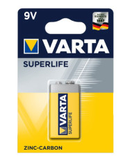 Батарейка сольова Varta Superlife крона (блістер 1шт)