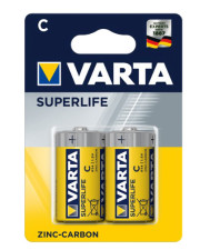 Батарейка сольова Varta Superlife C (блістер 2шт)