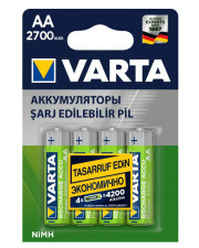 Аккумуляторные батарейки Varta ACCU AA 2700mAh (блистер 4шт)
