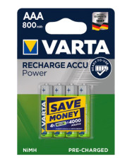 Аккумуляторные батарейки Varta ACCU AAA 800mAh (блистер 4шт)