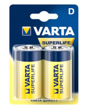 Батарейка солевая Varta Superlife D (блистер 2шт)
