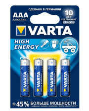 Батарейка Varta HIGH Energy AAA (блистер 4шт)