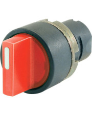 Красный переключатель New Elfin ne020STAMLORKC тип O (положение I-0-II под 45º) с самовозвратом с двух сторон и подсветкой