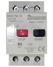 Автомат захисту двигуна EMAS MKS1TM-10 термомагнітний (6.3-10А)