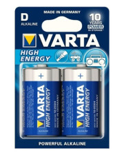 Батарейка лужна Varta HIGH Energy D (блістер 2шт)