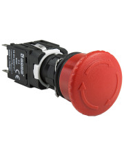 Кнопка «грибок» EMAS D200YE30 (D200YE30K) с фиксацией D=30мм (1НЗ) красная