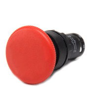 Моноблочная кнопка «грибок» EMAS MB102MK без фиксации (1НО+1НЗ) красная